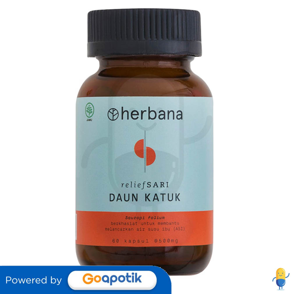 HERBANA RELIEF SARI DAUN KATUK ASI BOOSTER BOTOL 60 KAPSUL Kegunaan