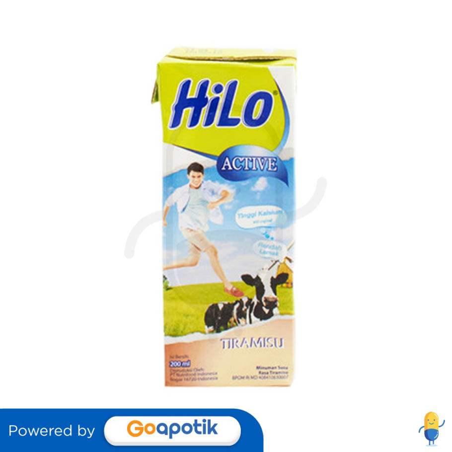 Ulasan Produk HILO ACTIVE SUSU UHT RASA TIRAMISU 200 ML