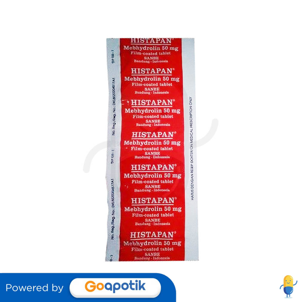 HISTAPAN 50 MG STRIP 10 TABLET - Kegunaan, Efek Samping, Dosis dan ...