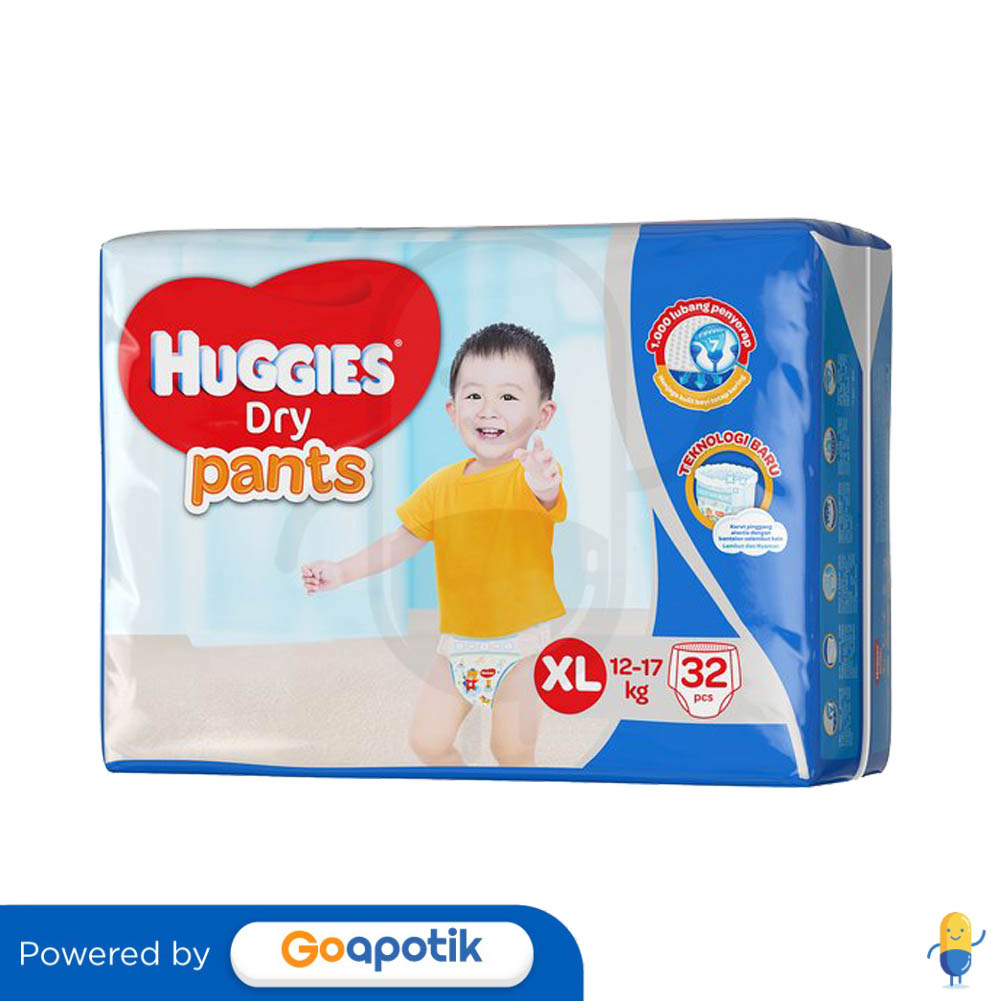 HUGGIES DRY PANTS POPOK CELANA XL32 - Kegunaan, Efek Samping, Dosis dan