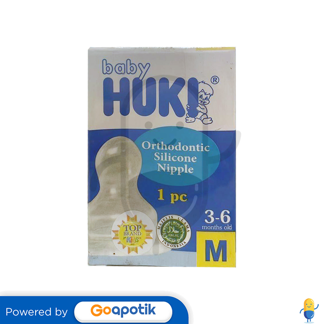 Huki Baby Dot Orthodontic Silicone Nipple M Kegunaan Efek Samping