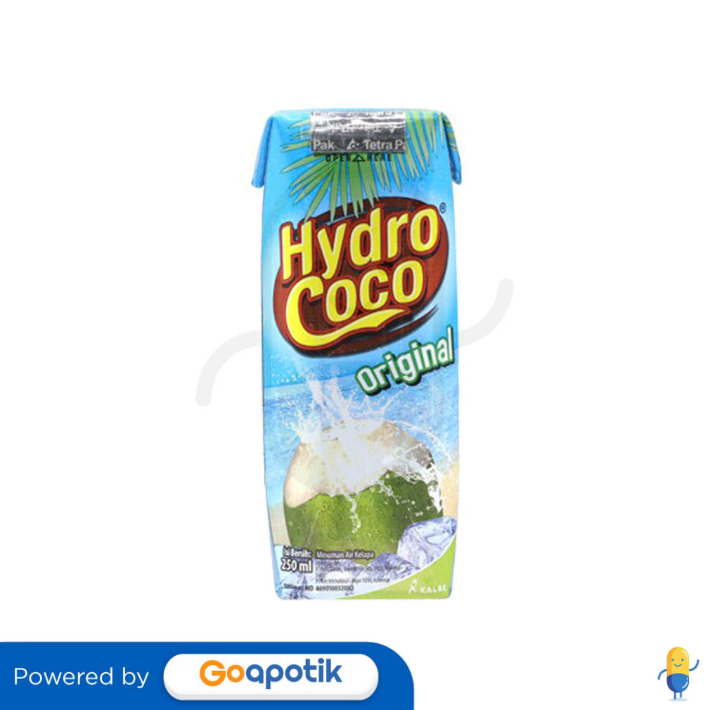 HYDRO COCO ORIGINAL 250 ML TETRAPACK Kegunaan, Efek Samping, Dosis