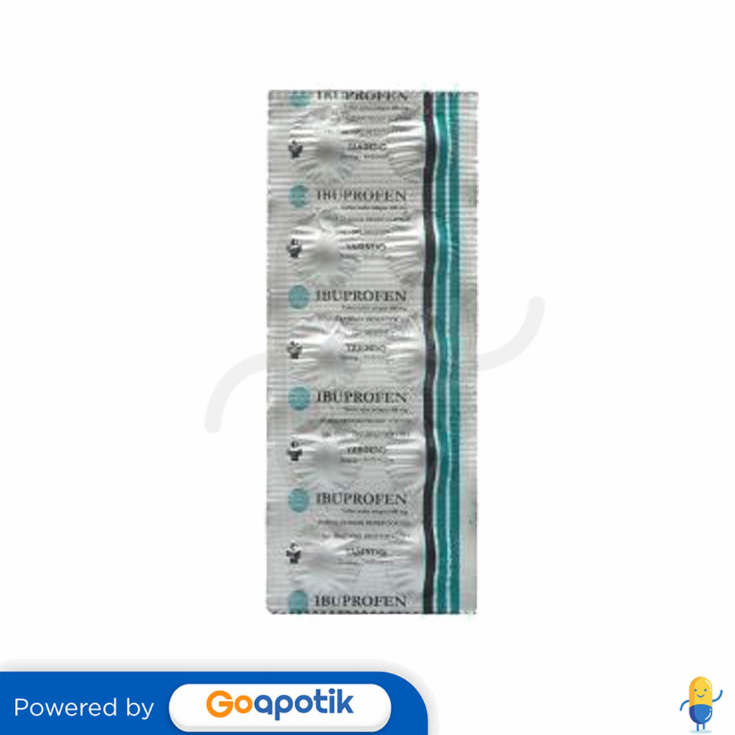 IBUPROFEN YARINDO 400 MG TABLET Kegunaan, Efek Samping, Dosis dan
