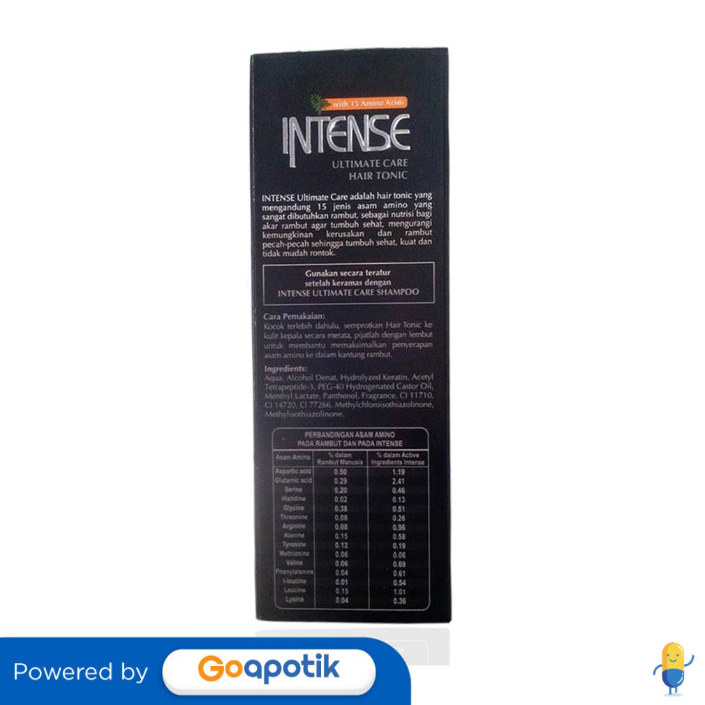 INTENSE HAIR GROWTH TONIC 35 ML BOTOL Kegunaan, Efek Samping, Dosis