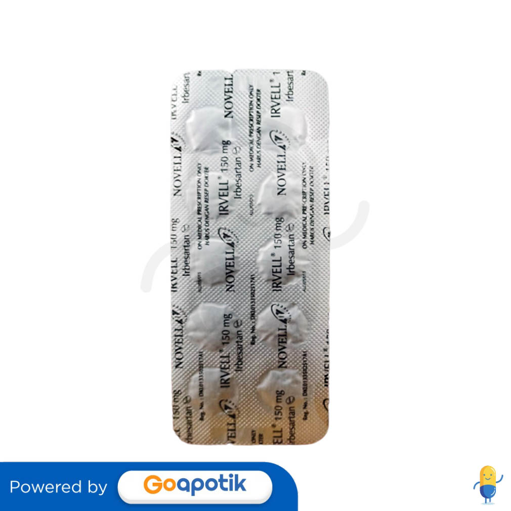 IRVELL 150 MG BLISTER 10 TABLET - Kegunaan, Efek Samping, Dosis dan