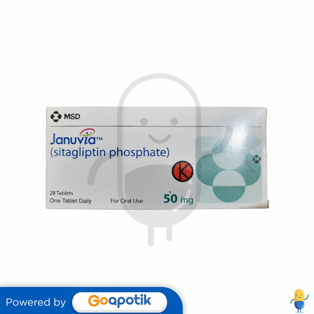 JANUVIA 50 MG BOX 28 TABLET - Kegunaan, Efek Samping, Dosis dan Aturan ...