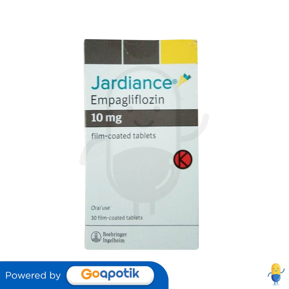 JARDIANCE 10 MG STRIP 10 TABLET - Kegunaan, Efek Samping, Dosis dan