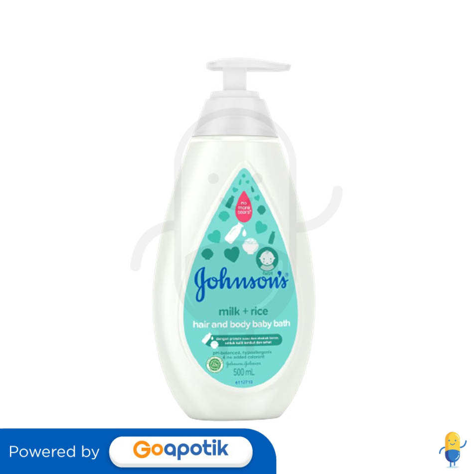 JOHNSON'S BABY BATH MILK + RICE 500 ML BOTOL Kegunaan, Efek Samping