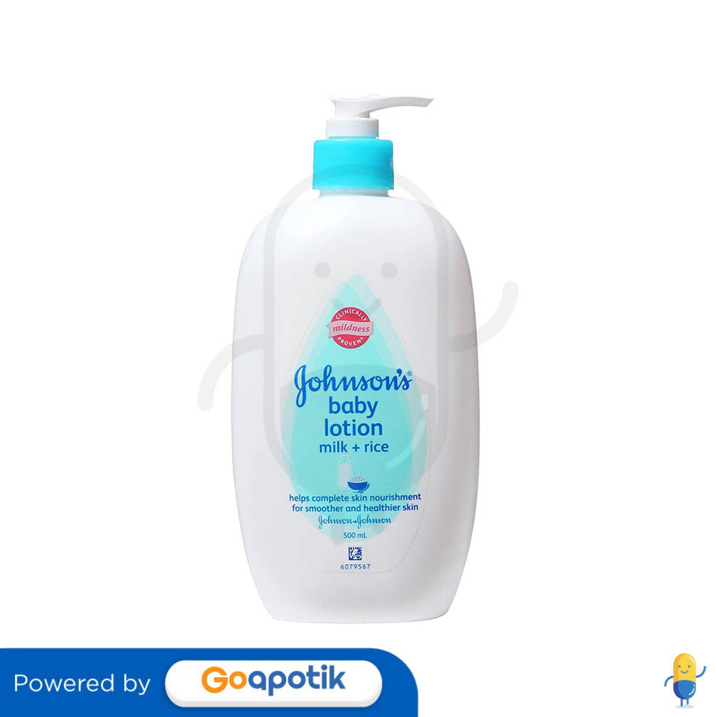 JOHNSON'S BABY LOTION MILK+RICE 500 ML Kegunaan, Efek Samping, Dosis
