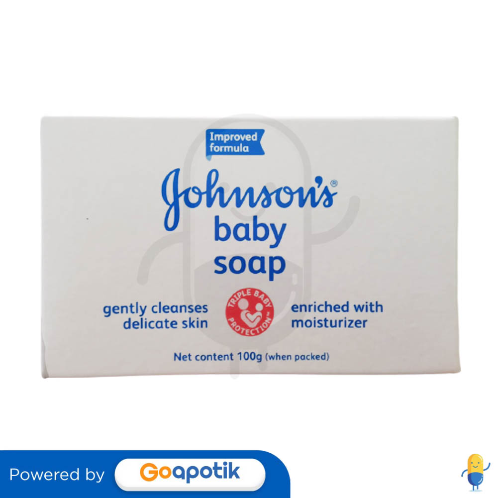 JOHNSON'S BABY SOAP REGULAR 100 GRAM BOX - Kegunaan, Efek Samping ...