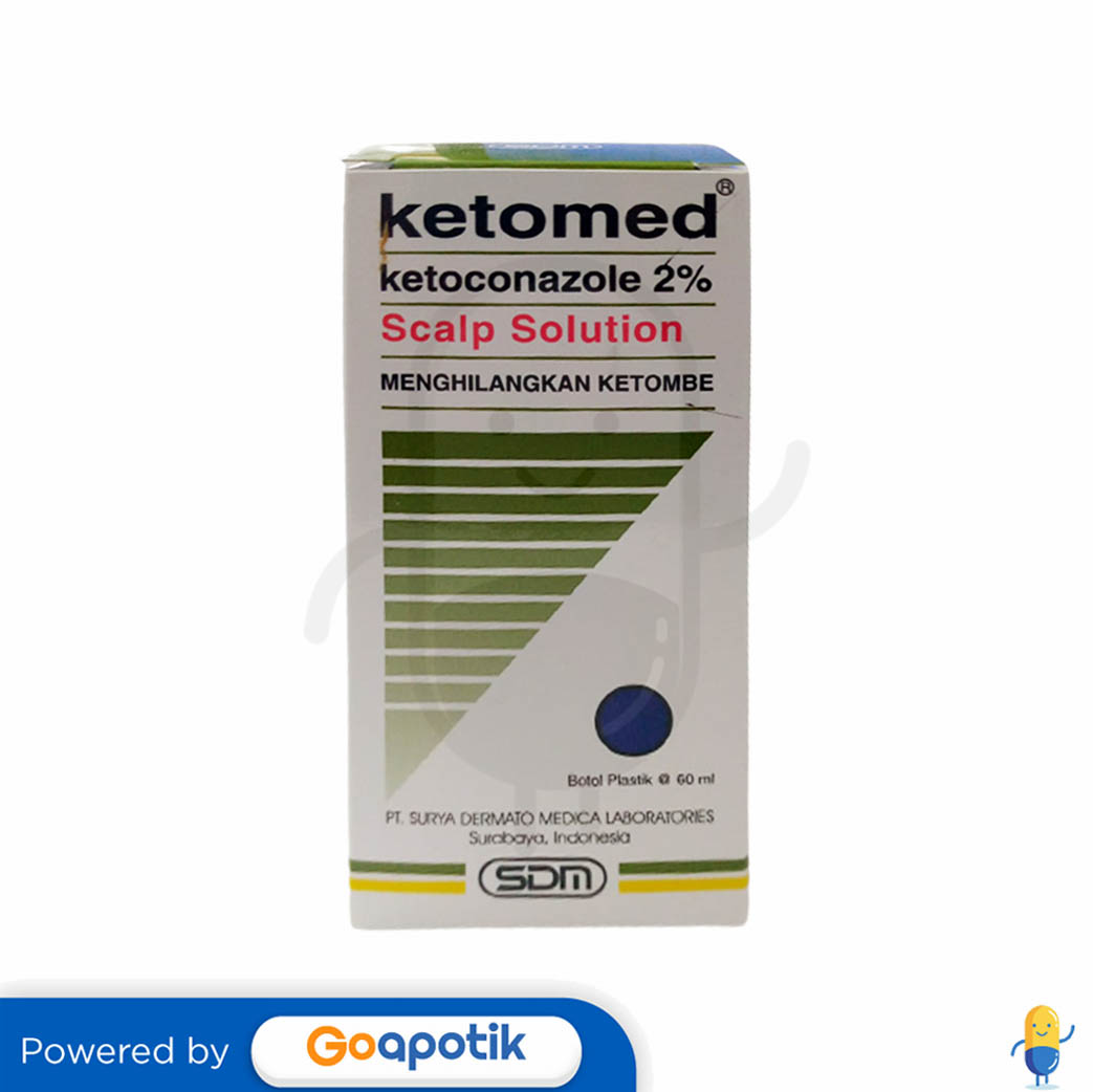 KETOMED SCALP 60 ML LARUTAN Kegunaan, Efek Samping, Dosis dan Aturan Pakai