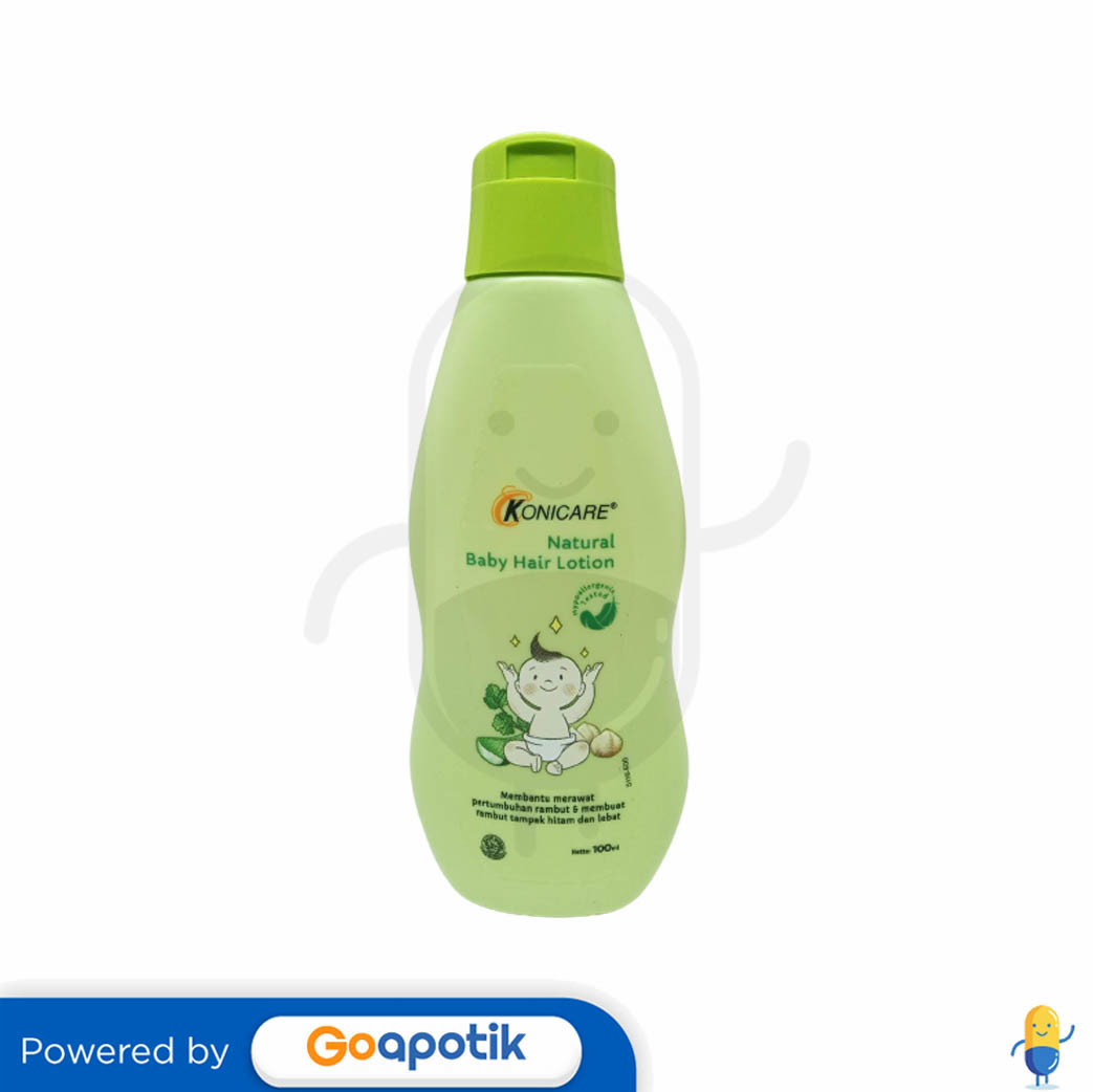 KONICARE NATURAL BABY HAIR LOTION 100 ML BOTOL Kegunaan, Efek Samping