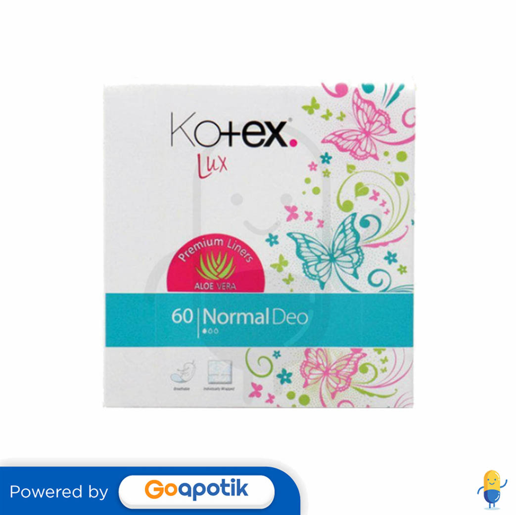 Ulasan Produk KOTEX LINER PREMIUM ALOE VERA ISI 60 PCS