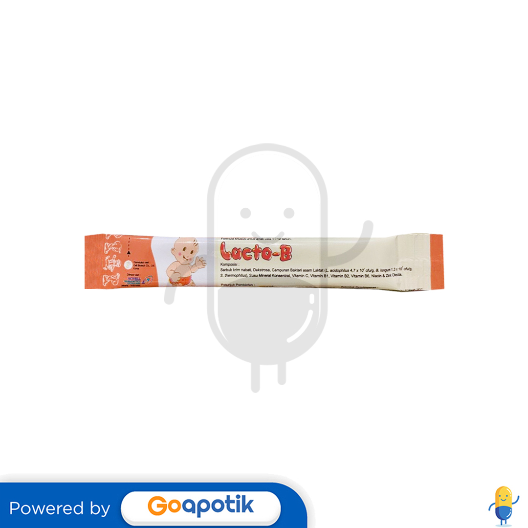 LACTOB 1 GRAM SERBUK SACHET Kegunaan, Efek Samping, Dosis dan Aturan