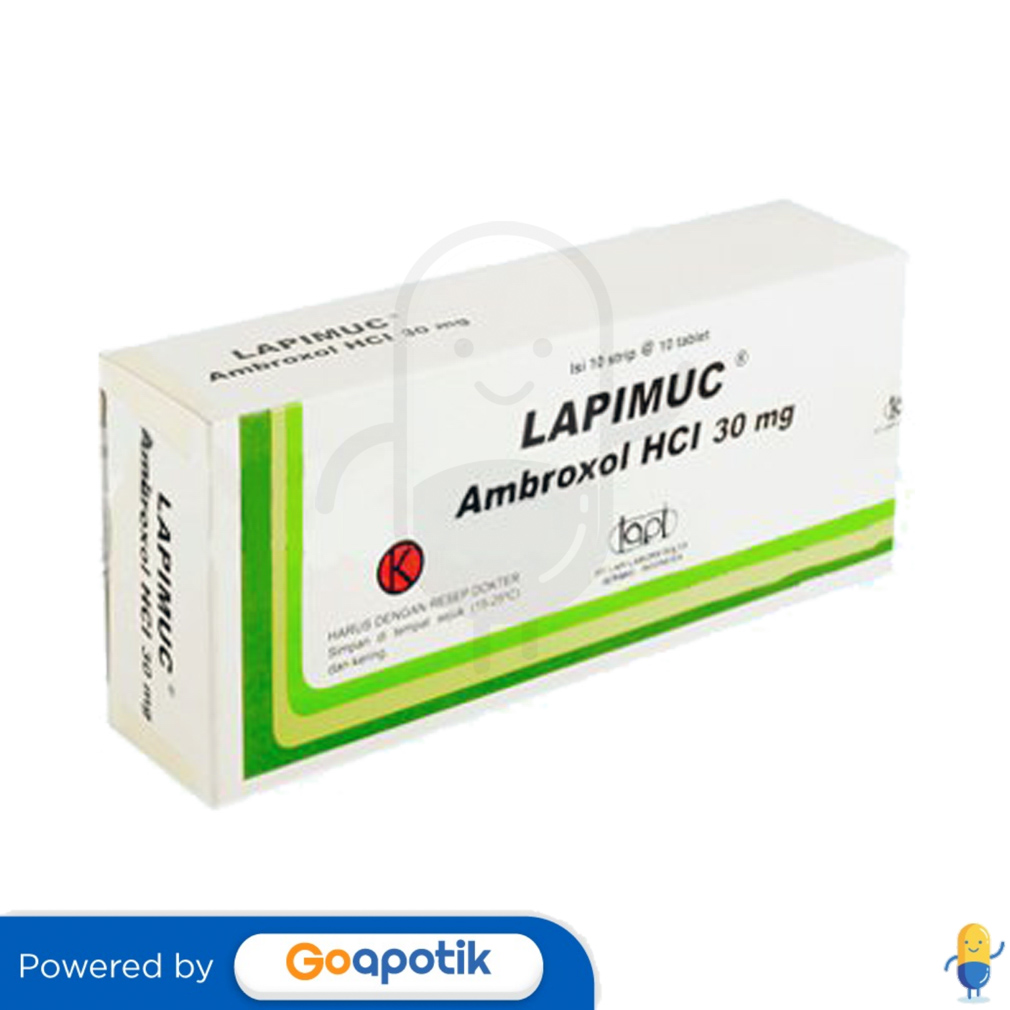 LAPIMUC 30 MG BOX 100 TABLET - Kegunaan, Efek Samping, Dosis Dan Aturan ...