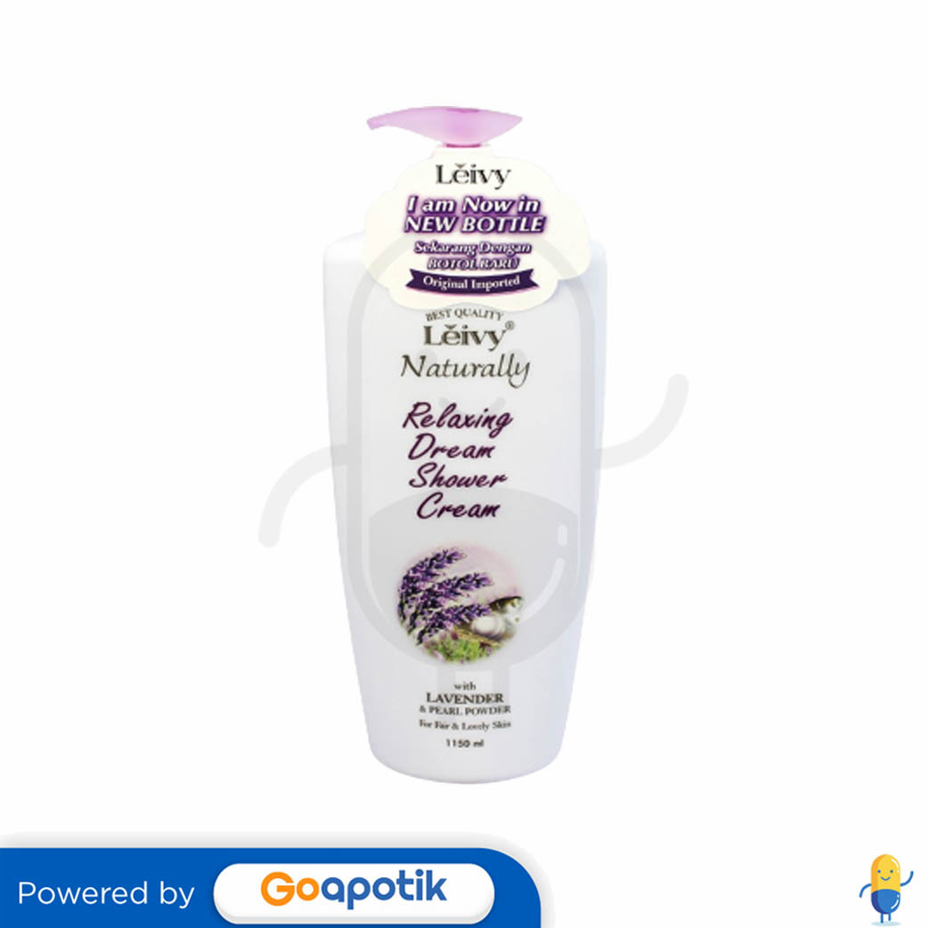LEIVY SHOWER CREAM NATURALLY RELAXING WITH LAVENDER & PEARL POWDER 1150