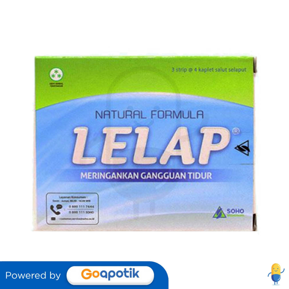 LELAP BOX ISI 12 KAPLET SALUT SELAPUT Kegunaan, Efek Samping, Dosis