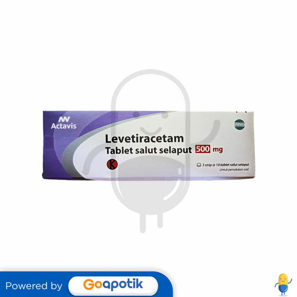 LEVETIRACETAM ACTAVIS 500 MG BOX 30 TABLET Kegunaan, Efek Samping