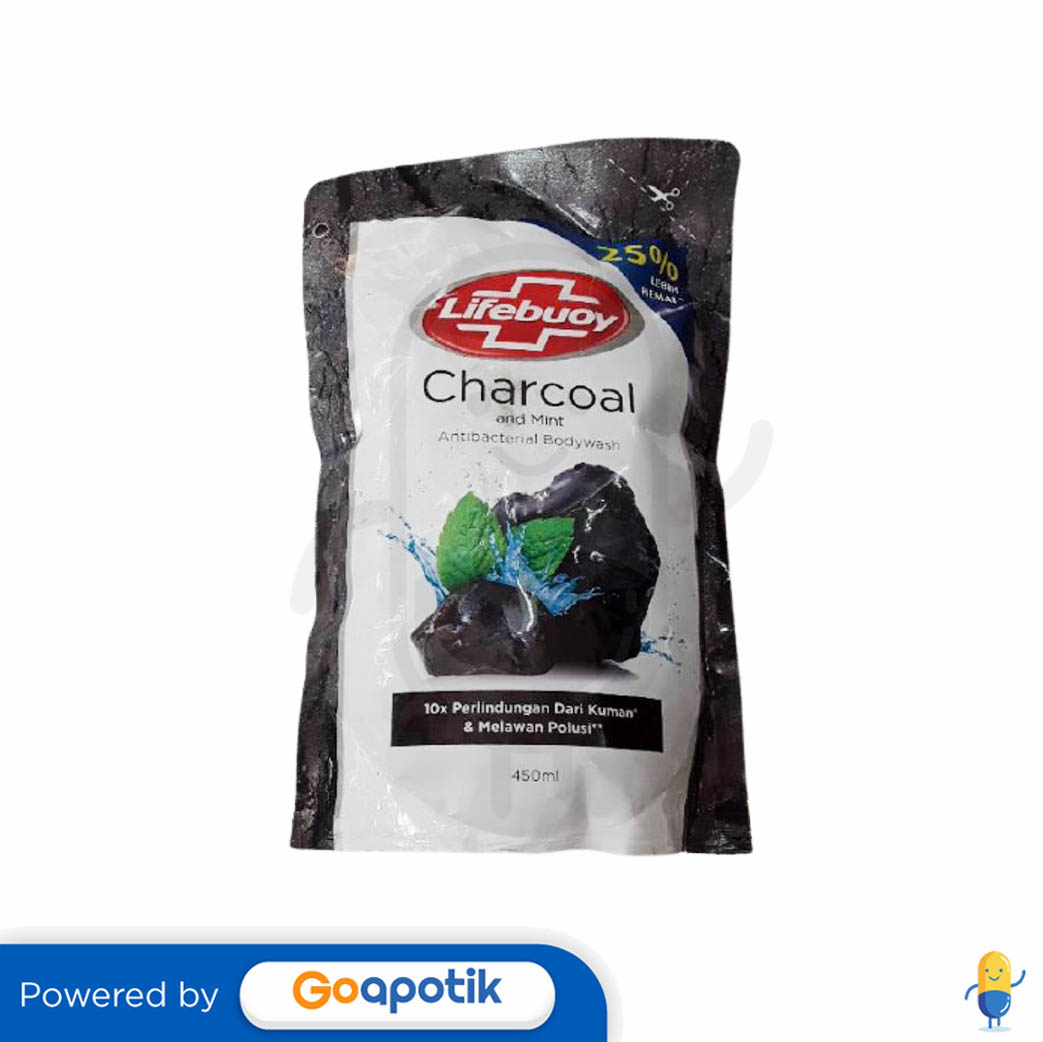 LIFEBUOY BODY WASH CHARCOAL MINT 450 ML POUCH Kegunaan, Efek Samping