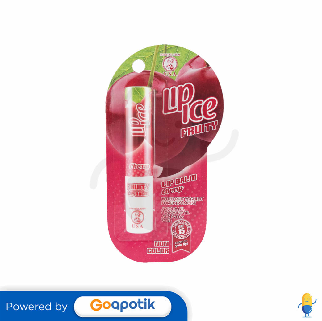 LIP ICE REGULAR CHERRY 2.2 GRAM Kegunaan, Efek Samping, Dosis dan