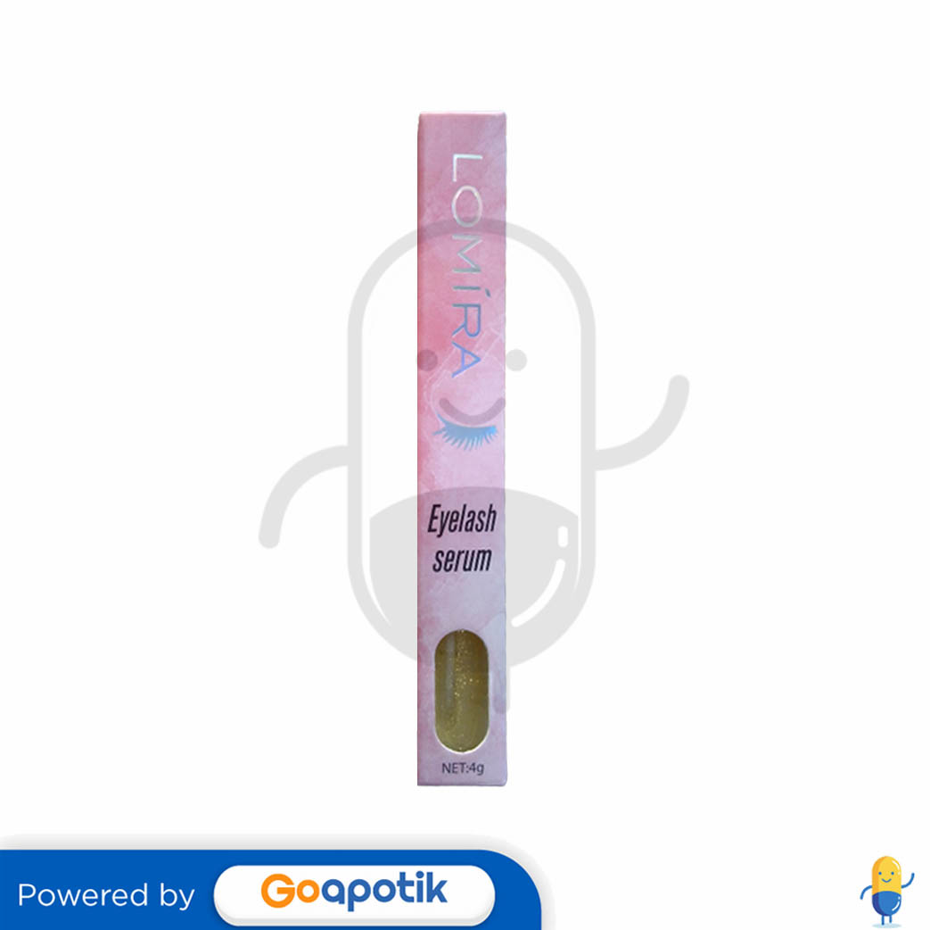 LOMIRA EYELASH SERUM 4 GRAM CASE Kegunaan, Efek Samping, Dosis dan Aturan Pakai