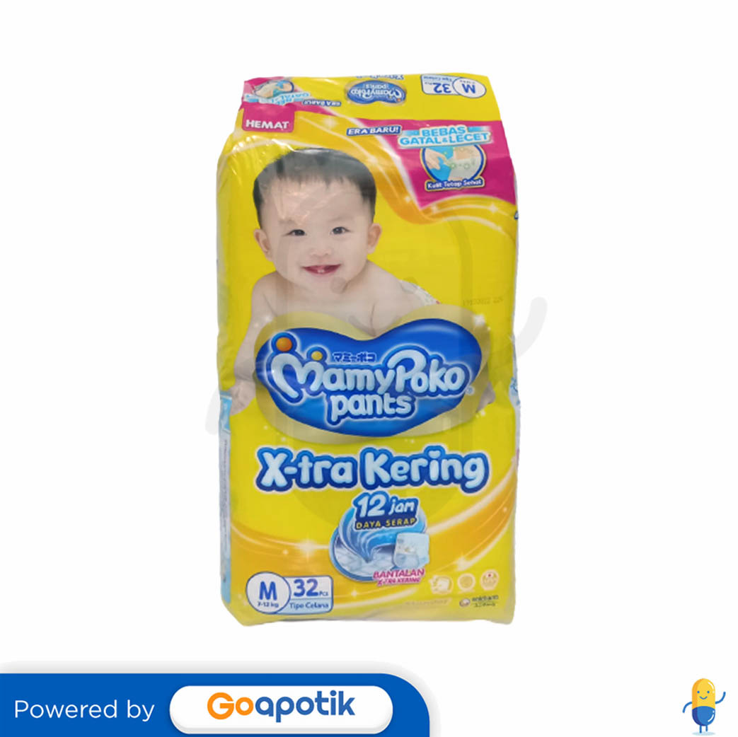 Mamypoko Pants Standar X Tra Kering Size M Kegunaan Efek Samping