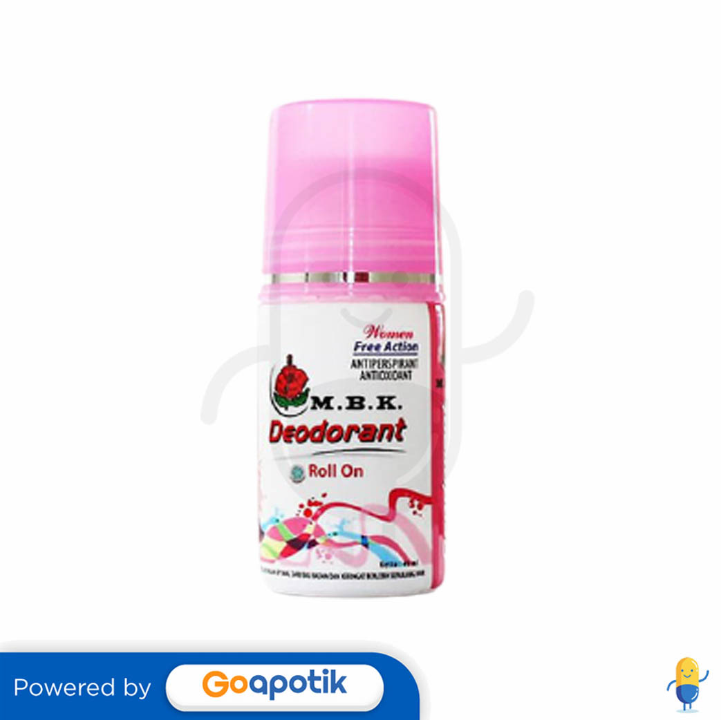 Mbk Deodorant Roll On Women Pink 40 Ml Kegunaan Efek Samping Dosis Dan Aturan Pakai 2651