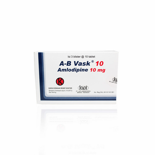 A-B VASK 10 MG BOX 30 TABLET - Kegunaan, Efek Samping, Dosis Dan Aturan ...