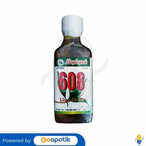 608 MINYAK GOSOK 60 ML BOTOL TUTUP PUTIH