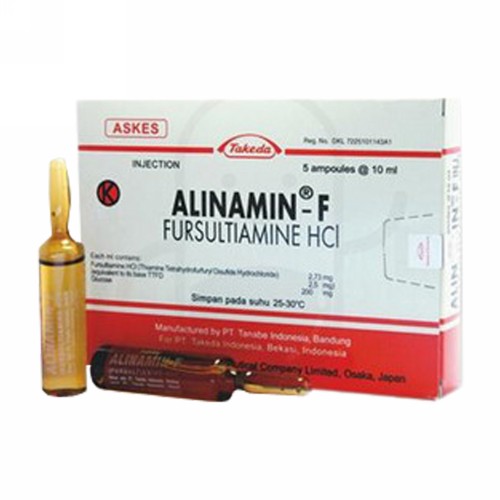 ALINAMIN FORTE 2.5 MG INJEKSI 10 ML AMPUL