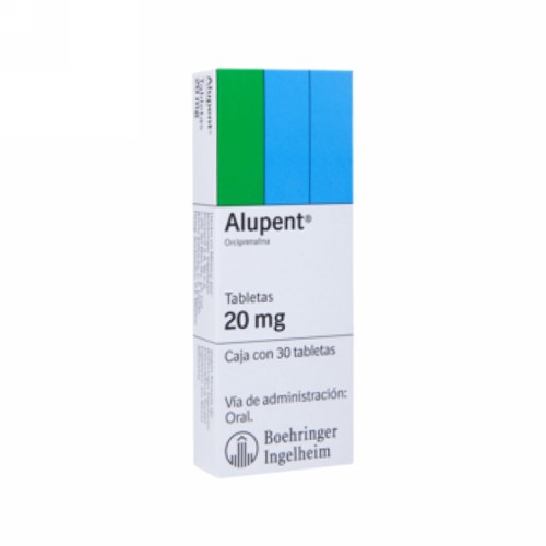 ALUPENT 20 MG TABLET BOX