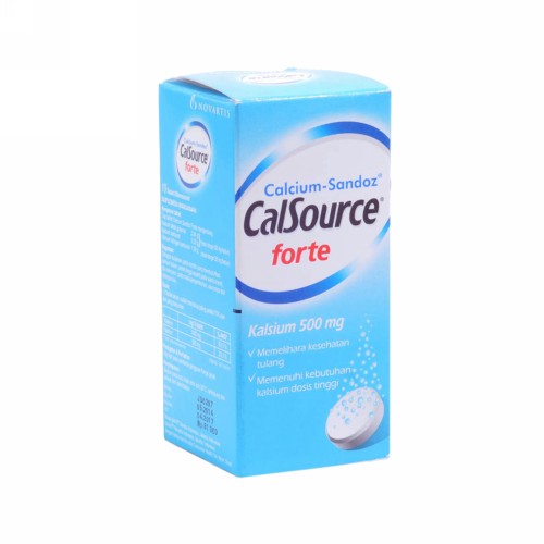 CALCIUM-SANDOZ CALSOURCE FORTE TUBE 10 TABLET EFFERVESCENT