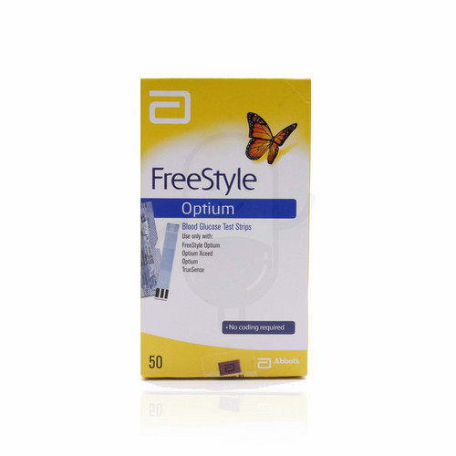 optimum blood glucose test strips