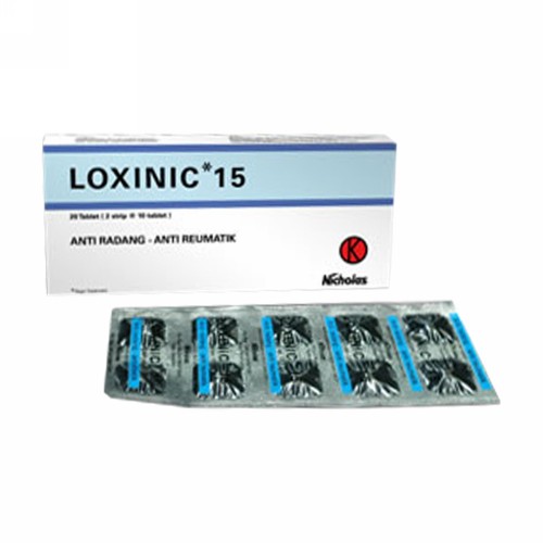 LOXINIC 15 MG TABLET BOX