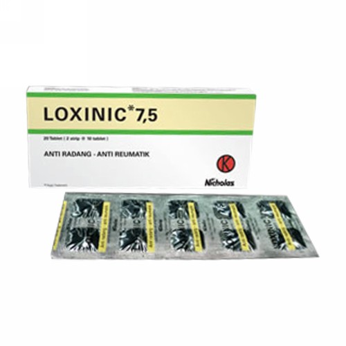 LOXINIC 7,5 MG TABLET BOX