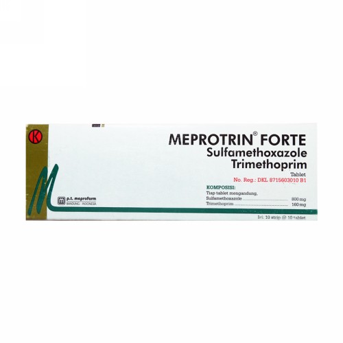 MEPROTRIN 400/80 MG STRIP 10 TABLET
