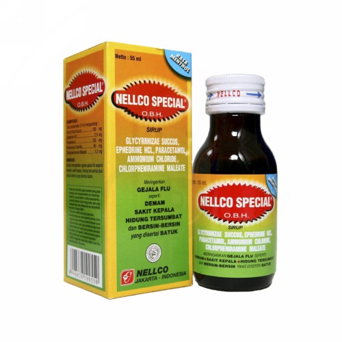 NELLCO SPECIAL OBH MENTHOL SIRUP 55 ML