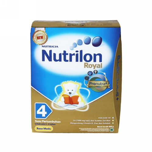 NUTRILON ROYAL 4 SUSU BUBUK ANAK USIA 3-6 TAHUN RASA MADU 400 GRAM BOX