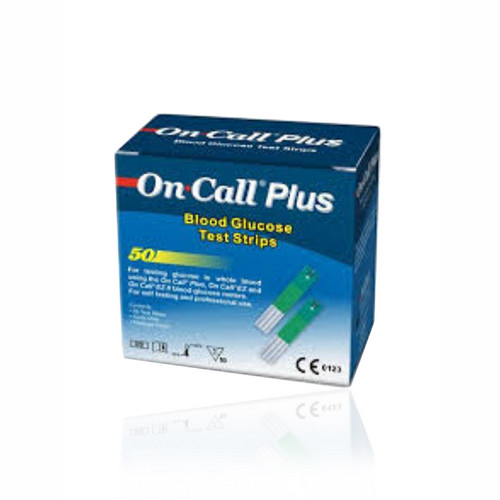 how to use on call plus test strips