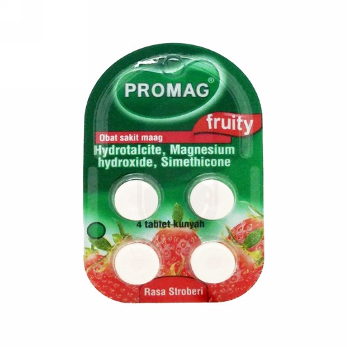 PROMAG FRUITY STRAWBERRY STRIP 4 TABLET