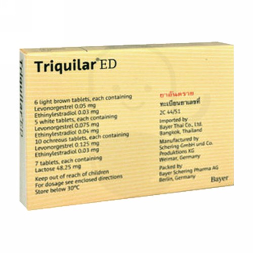TRIQUILAR-ED TABLET BOX