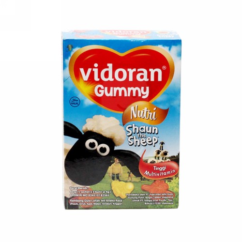 VIDORAN GUMMY MULTIVITAMIN 5 GUMMY BOX 3 SACHET