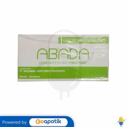 ABADA GAUZE DRESSING PADS 16 CM X 16 CM BOX 12 PCS