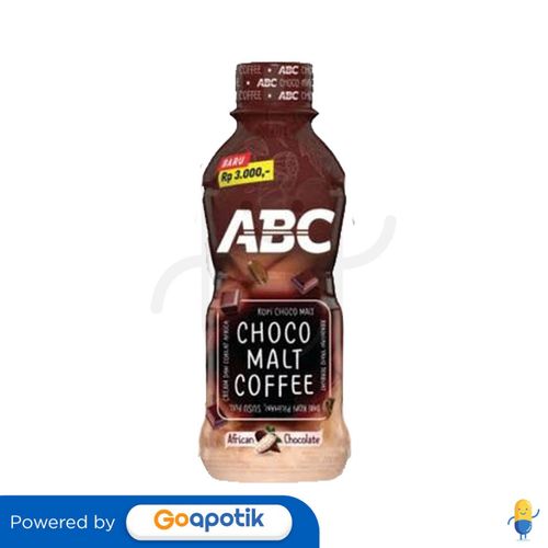 ABC CHOCO MALT COFFEE 200 ML BOTOL