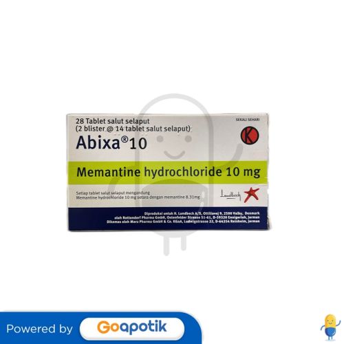 ABIXA 10 MG BOX 28 TABLET