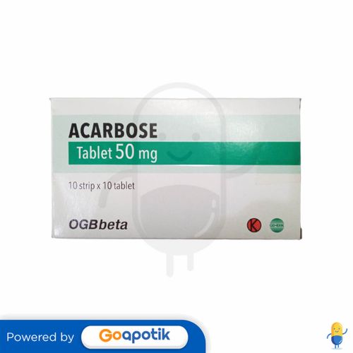 ACARBOSE OGB BETA 50 MG TABLET
