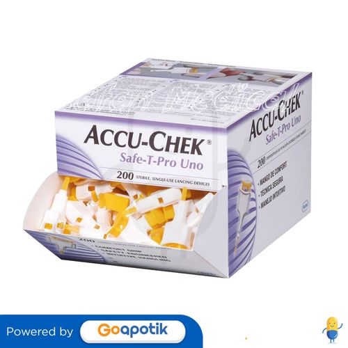 ACCU-CHEK SAFE T PRO UNO LANCING DEVICE BOX 200 PCS