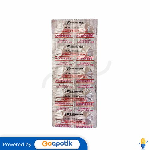 ACEPRESS 12.5 MG STRIP 10 TABLET