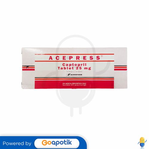 ACEPRESS 25 MG BOX 100 TABLET