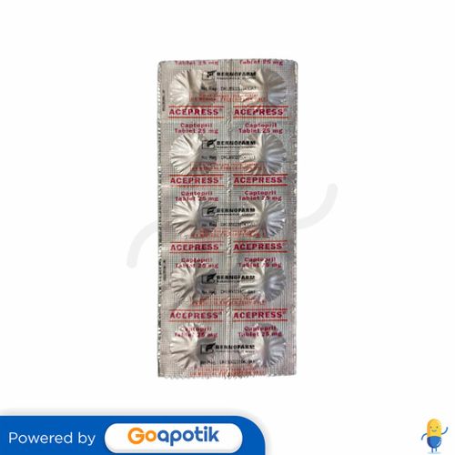ACEPRESS 25 MG STRIP 10 TABLET